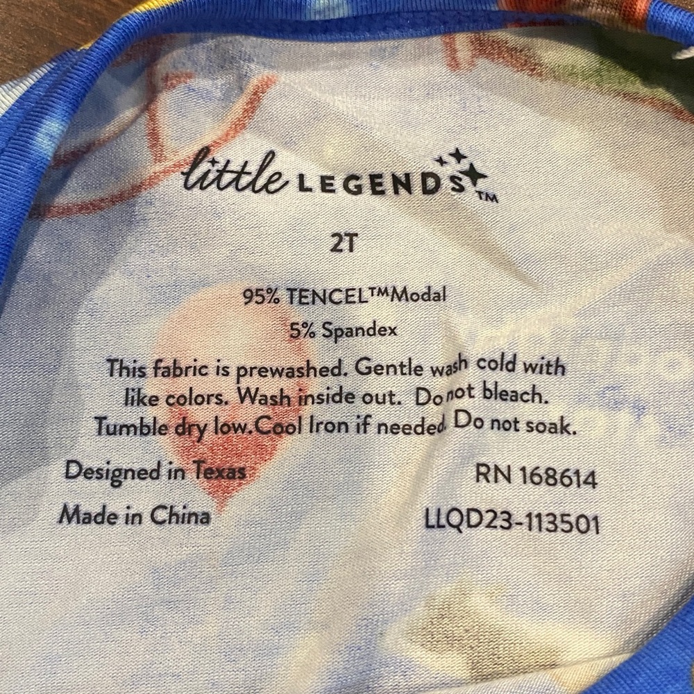 Little Legends Modal Blue Goodnight Moon Lounge Dress Nightgown 2T NWT - Picture 7 of 8